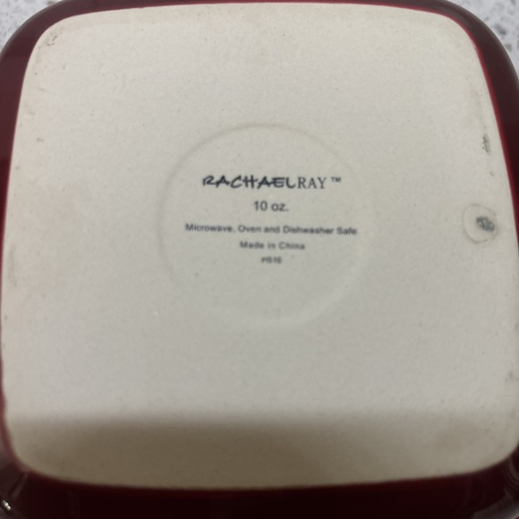 Rachael Ray Stoneware 10oz Baking Dish's Red H-016 Lot Of 4 - Picture 4 of 7